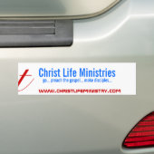 Christus-Leben-Ministerien, gehen… predigen das Autoaufkleber (Auf Auto)