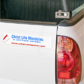 Christus-Leben-Ministerien, gehen… predigen das Autoaufkleber (Auf Lkw)