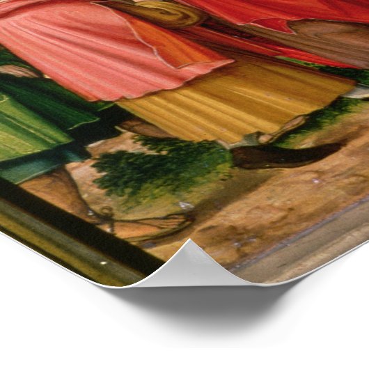 Christus lehrt seine Jünger Poster (Ecke)