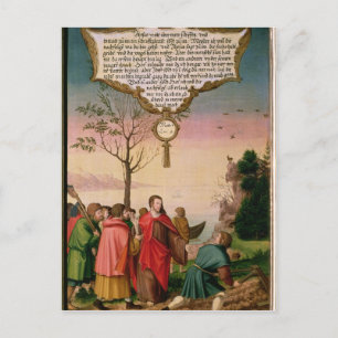 Christus lehrt seine Jünger Postkarte