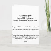 Christus-Licht Karte (Rückseite)