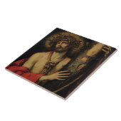 Christus, Mann von Sorgen, 1641 (Öl auf Leinwand) Fliese (Seite)