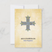 Christus mit Bibel Save The Date (Rückseite)