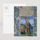 Christus mit dem Kreuz und dem Orb Postkarte (Vorne/Hinten)