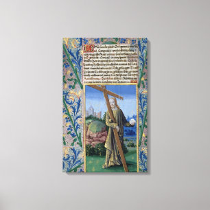 Christus mit dem Kreuz und der Kugel Leinwanddruck