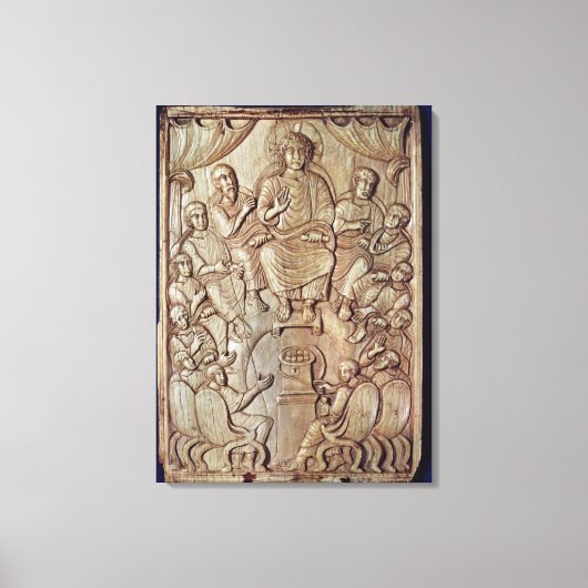 Christus mit den Zwölf Aposteln Leinwanddruck (Vorderseite)