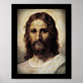 Christus mit mitfühlenden Augen Poster