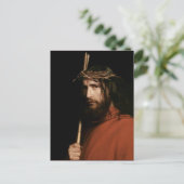 Christus mit Thorns. Fine Art Oaster Postkarte (Stehend Vorderseite)