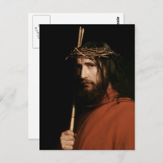 Christus mit Thorns. Fine Art Oaster Postkarte (Vorne/Hinten)