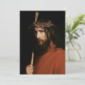 Christus mit Thorns. Kunsthistorische Karte (Stehend Vorderseite)