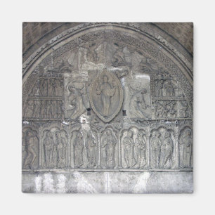 Christus mit zwei Engeln und Szenen vom Leben von Magnet