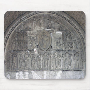 Christus mit zwei Engeln und Szenen vom Leben von Mousepad