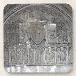 Christus mit zwei Engeln und Szenen vom Leben von Untersetzer