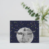 Christus, Mond und Sterne Postkarte (Stehend Vorderseite)