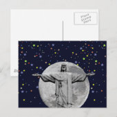 Christus, Mond und Sterne Postkarte (Vorne/Hinten)