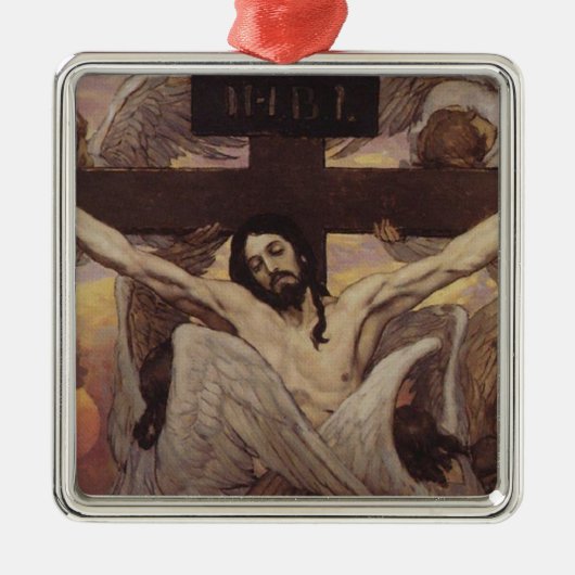 Christus Ornament Aus Metall (Vorne)