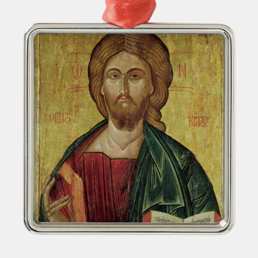 Christus Pantocrator, 1607 Ornament Aus Metall (Vorne)