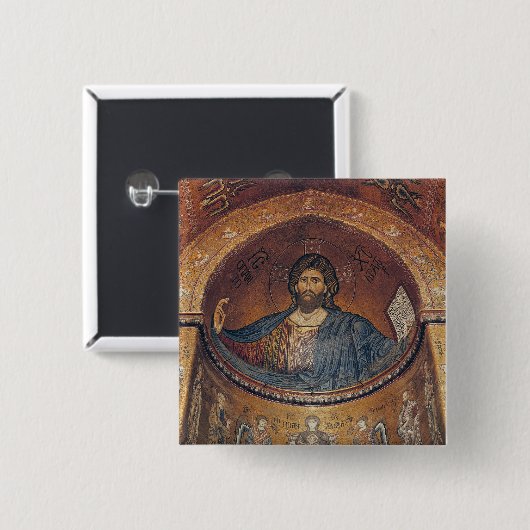Christus Pantocrator und Madonna Button (Vorne & Hinten)