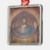 Christus Pantocrator und Madonna Ornament Aus Metall (Links)