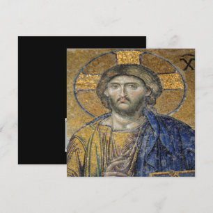 Christus Pantokrator Mosaik Ikonische Religiöse Rö Einladung
