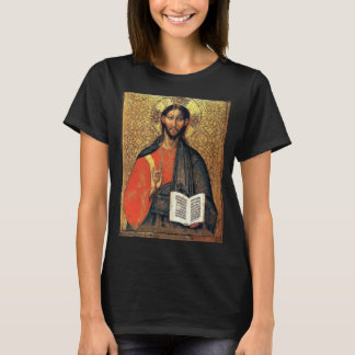 Christus Pantokrator Orthodoxe Ikone 16. Jahrhunde T-Shirt