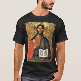 Christus Pantokrator Orthodoxe Ikone 16. Jahrhunde T-Shirt