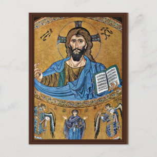Christus Pantokrator Von Meister Von Cefalã¹ (Best Postkarte