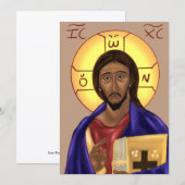 Christus Papier Icon Karte (Vorne/Hinten)