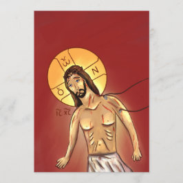 Christus Papier Ikonenkarte Dankeskarte