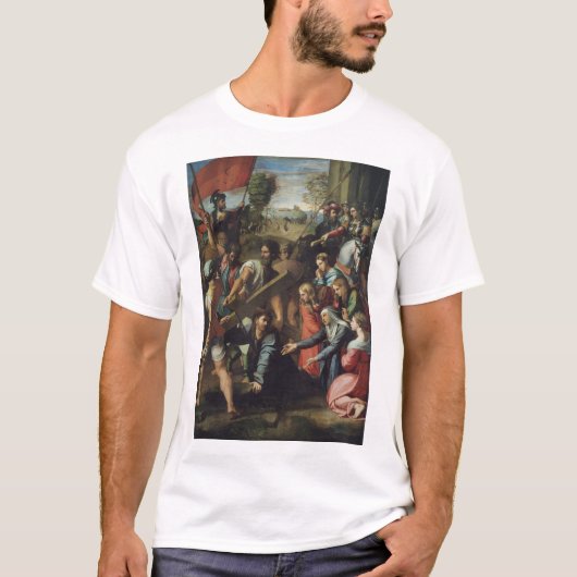 Christus RAPHAEL, der auf die Weise zum T-Shirt (Vorderseite)