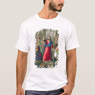 Christus reinigt den Tempel, von einem Bibel T-Shirt