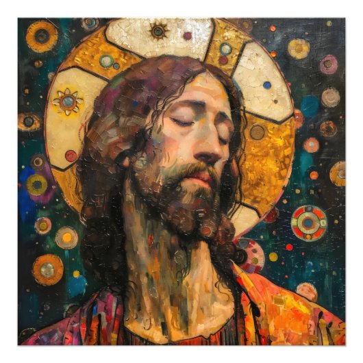 Christus. Religiöser Symbolismus Fotodruck (Vorne)