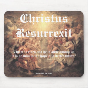 Christus Resurrexit - Hoffnung/voll Bild Mousepad
