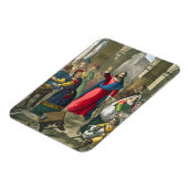 Christus säubert den Tempel aus einer Bibel, die b Magnet (Linke Seite)
