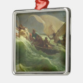 Christus schlafend in seinem Boot Silbernes Ornament (Links)