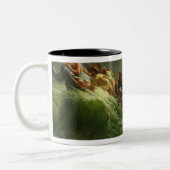 Christus schlafend in seinem Boot Zweifarbige Tasse (Links)