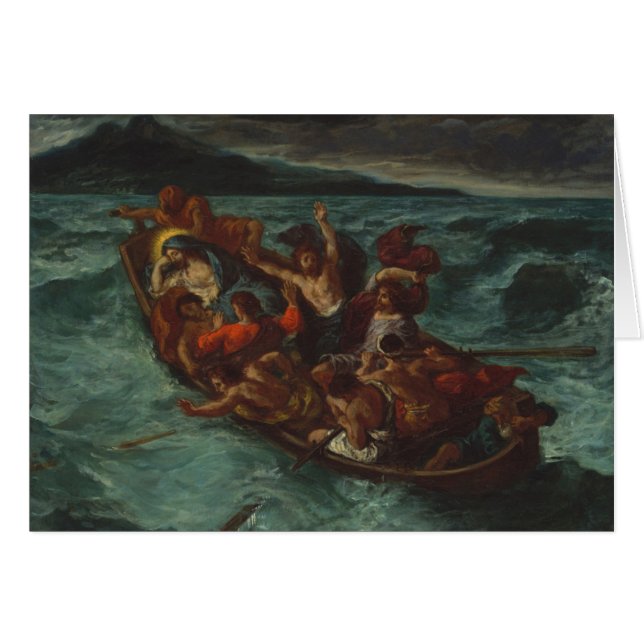 Christus schlafend während des Sturms (Vorderseite (Horizontal))