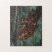 Christus schlafend während des Sturms Puzzle (Vertikal)