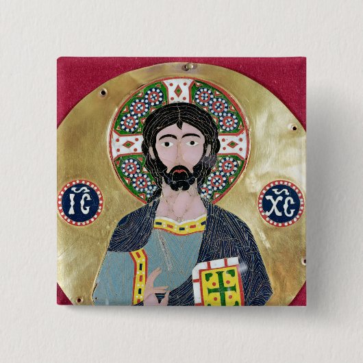 Christus-Segen, 10.-1. Jahrhundert Button (Vorderseite)