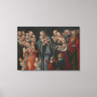 Christus Segen für die Kinder Mauer Kunst Leinwand