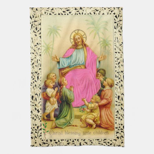 CHRISTUS-SEGEN-Geschirrtuch Küchentuch (Vertikal)