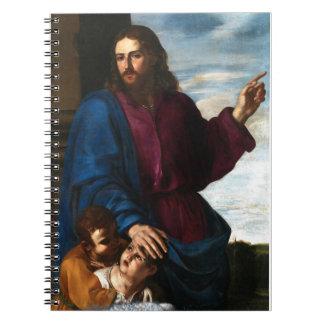 Christus segne die Kinder - Allegorie der Malerei Notizblock
