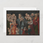 Christus segne die Kinder Postkarte (Vorne/Hinten)