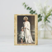 Christus segnet das kleine Kind Postkarte (Stehend Vorderseite)