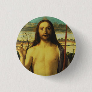 Christus segnet von Giovanni Bellini   Button