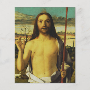 Christus segnet von Giovanni Bellini Flyer