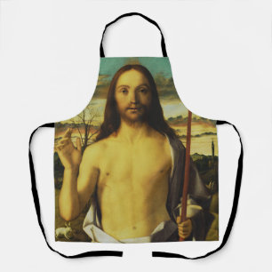 Christus segnet von Giovanni Bellini Schürze
