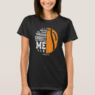 Christus stärkt mich in religiösem Christlich Hurl T-Shirt