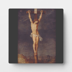 Christus tot am Kreuz von Peter Paul Rubens Fotoplatte