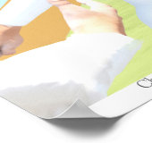 Christus trägt das Kreuz Poster (Ecke)